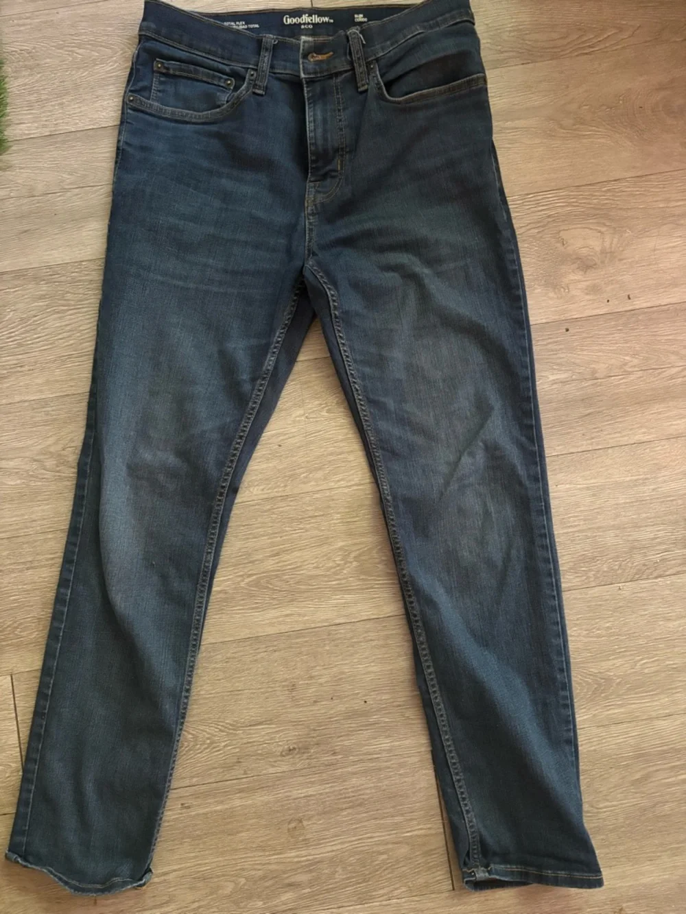 Goodfellow & Co Men's Slim Straight Indigo Blue Jeans